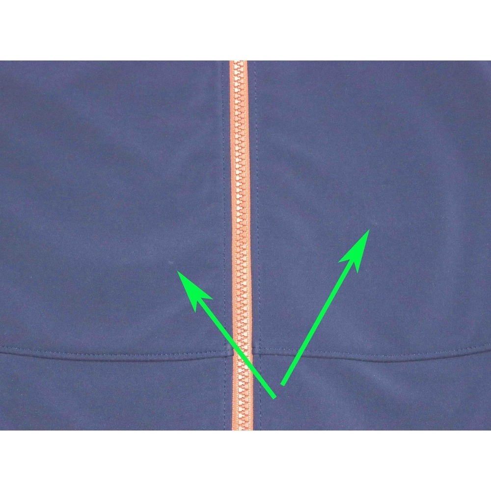 Patagonia Adze Blue Full Zip Softshell Polartec Hiking Outdoor Vest Mens Size Lg - Picture 7 of 7
